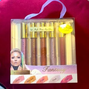 Paris Hilton Fantasy Lip Gloss In 5 Glam Shades